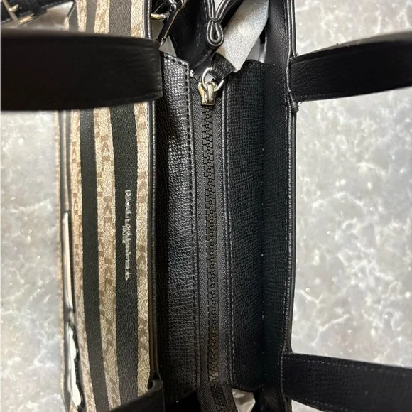 Karl Lagerfeld Paris Karl & Cat Crossbody Tote Bag Purse NWT - Picture 4 of 12